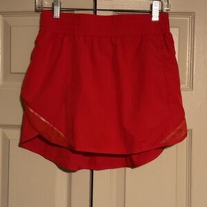Women's Vibrant Red Skort